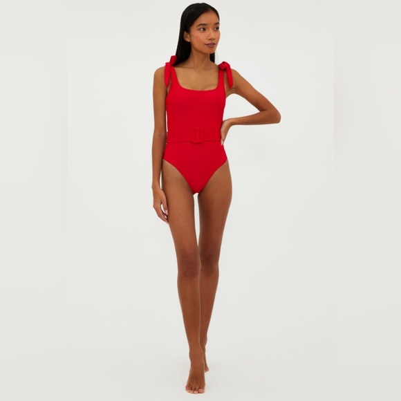 Beach Riot Sydney Belted One - Piece Swimsuit, Large , $168 - Picture 3 of 6